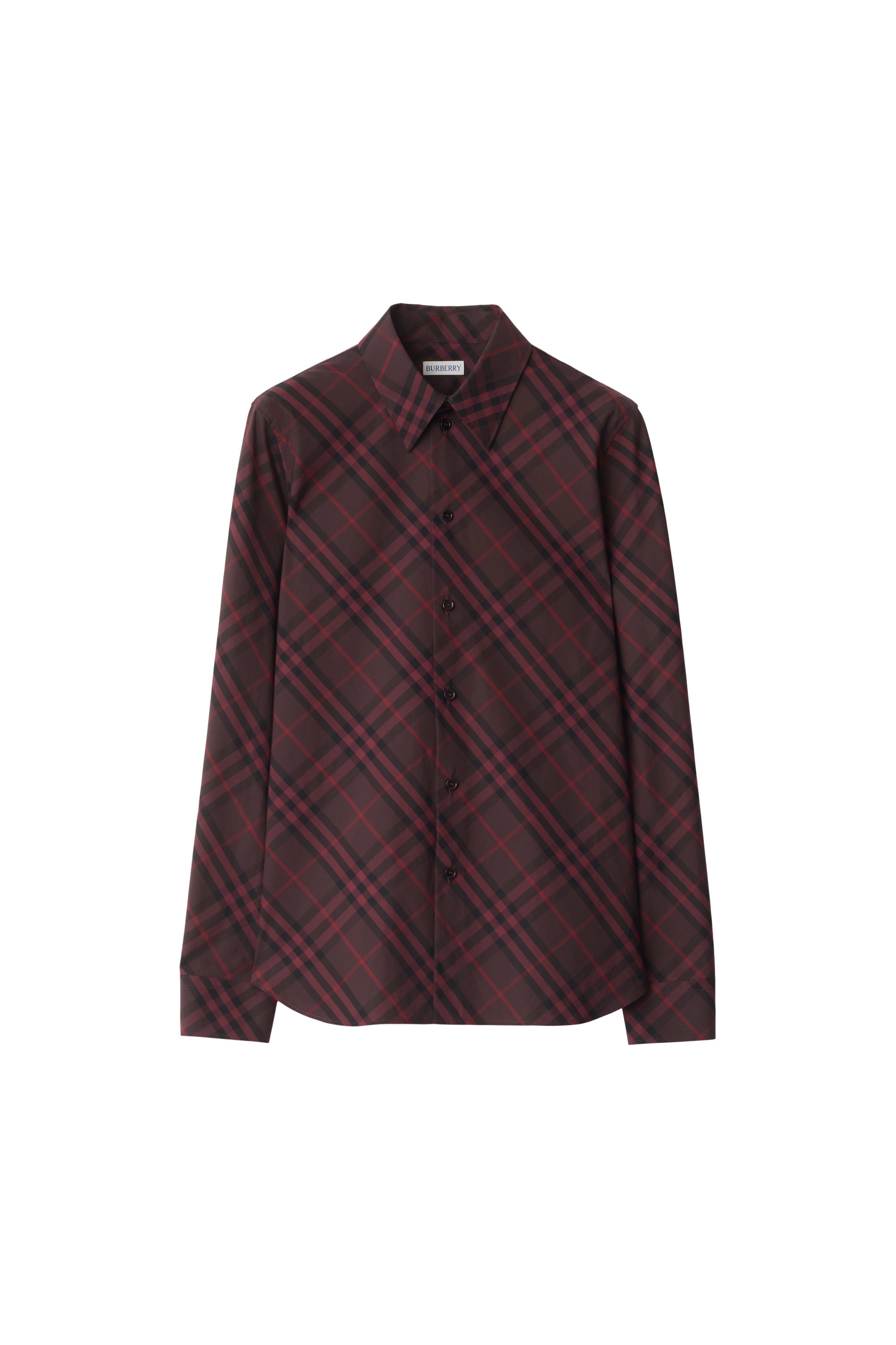 Slim Fit Check Cotton Shirt - image 2