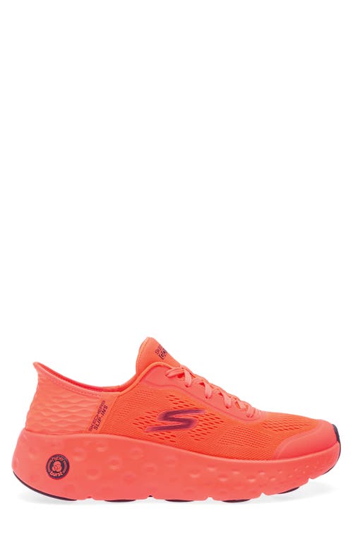 Skechers Max Cushion Slip-ins Sneaker In Coral