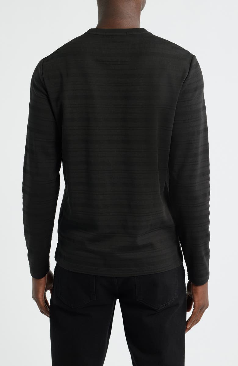 Robert Barakett Pablo Long Sleeve Cotton Blend T-Shirt, Alternate, color, Black