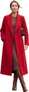 Jessica London Long Shawl Collar Wool Coat
