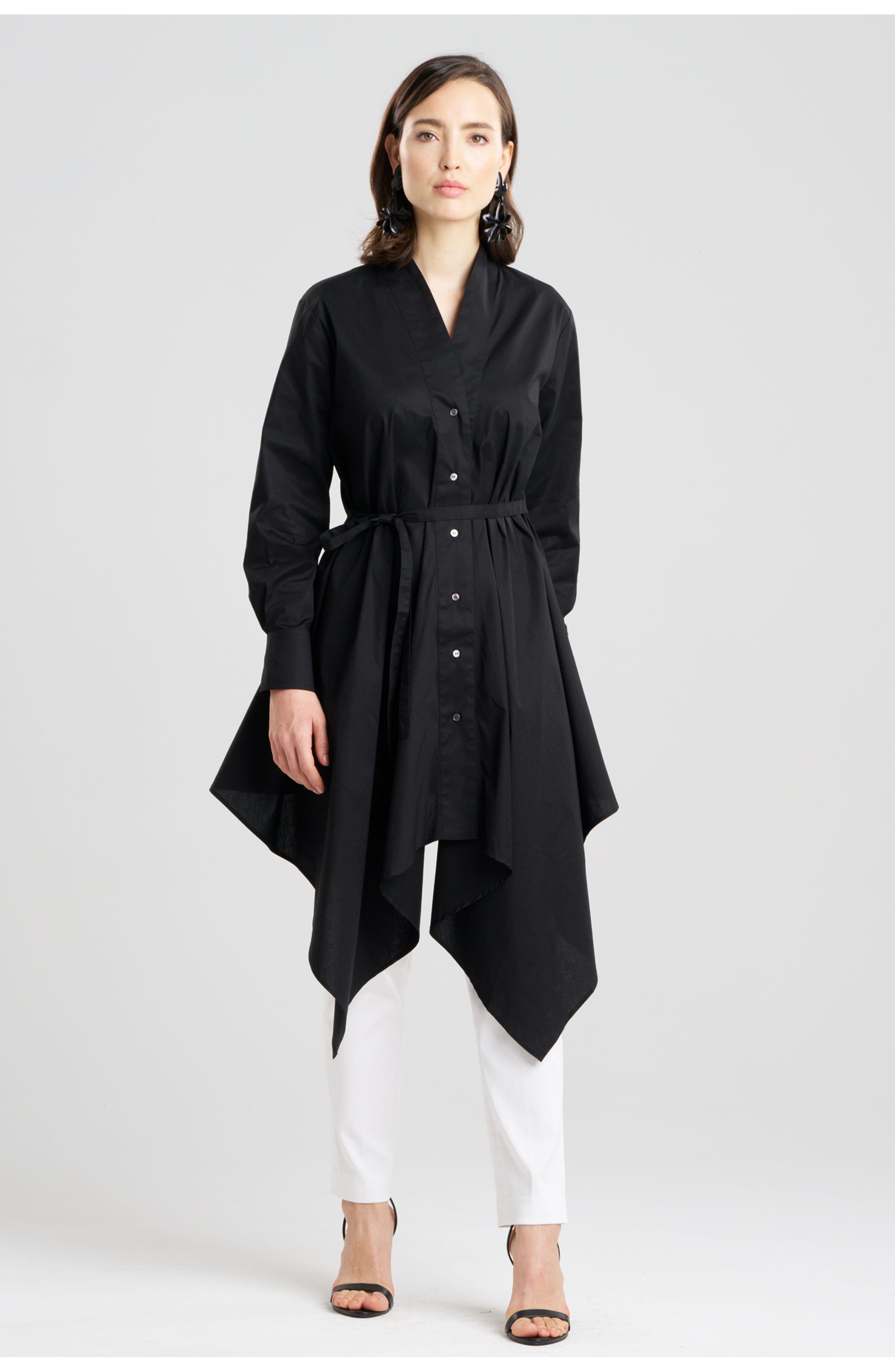 COTTON POPLIN Handkerchief Shirt