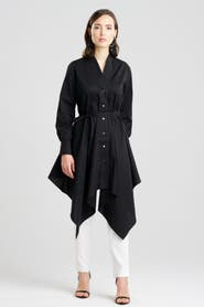 Natori COTTON POPLIN Handkerchief Shirt