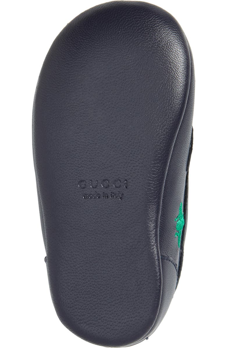 Gucci Baby Jordaan Embroidered Crib Loafer, Alternate, color,