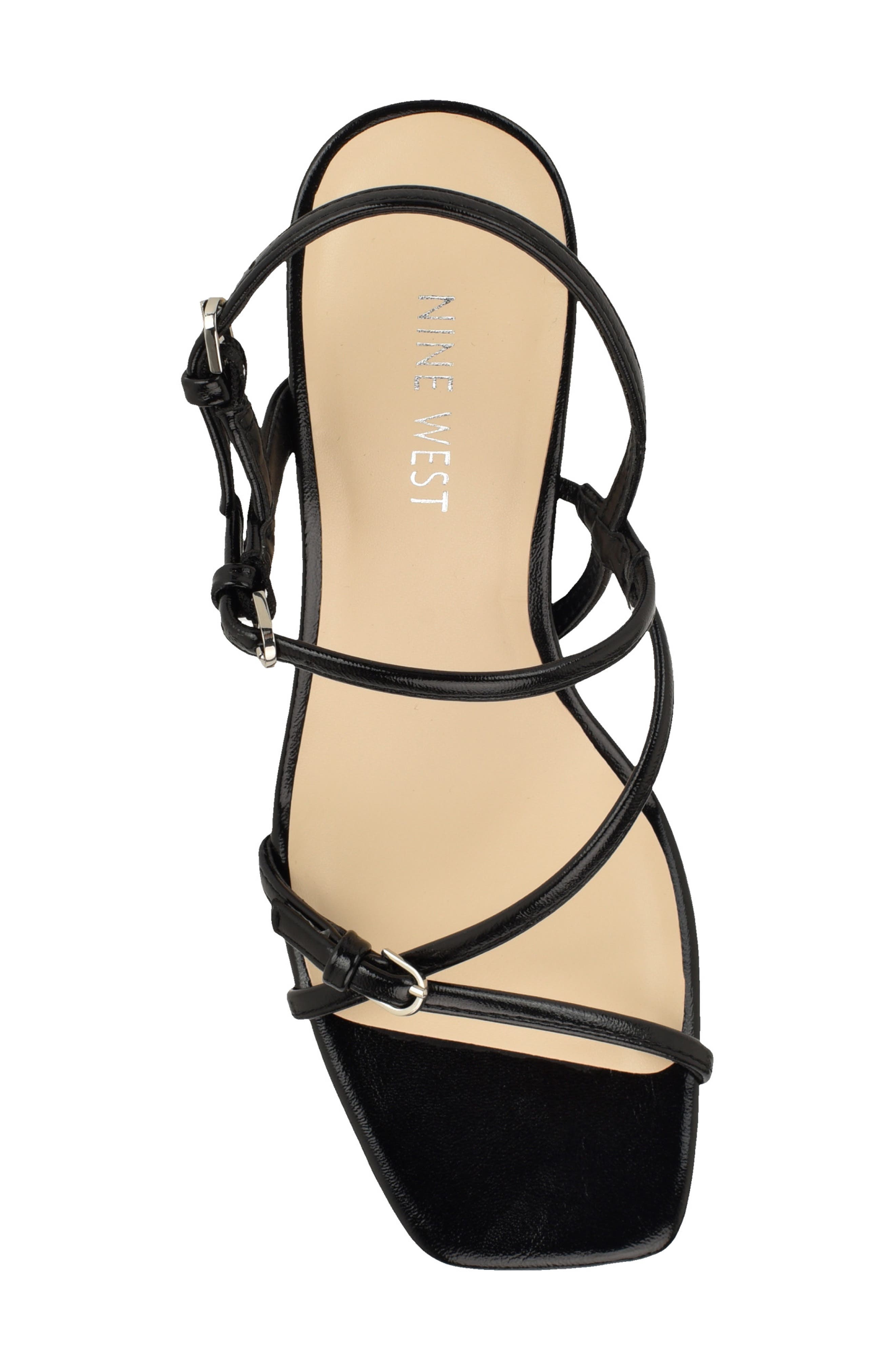 Nine West Hallow 3 Sandal, Alternate, color, Black