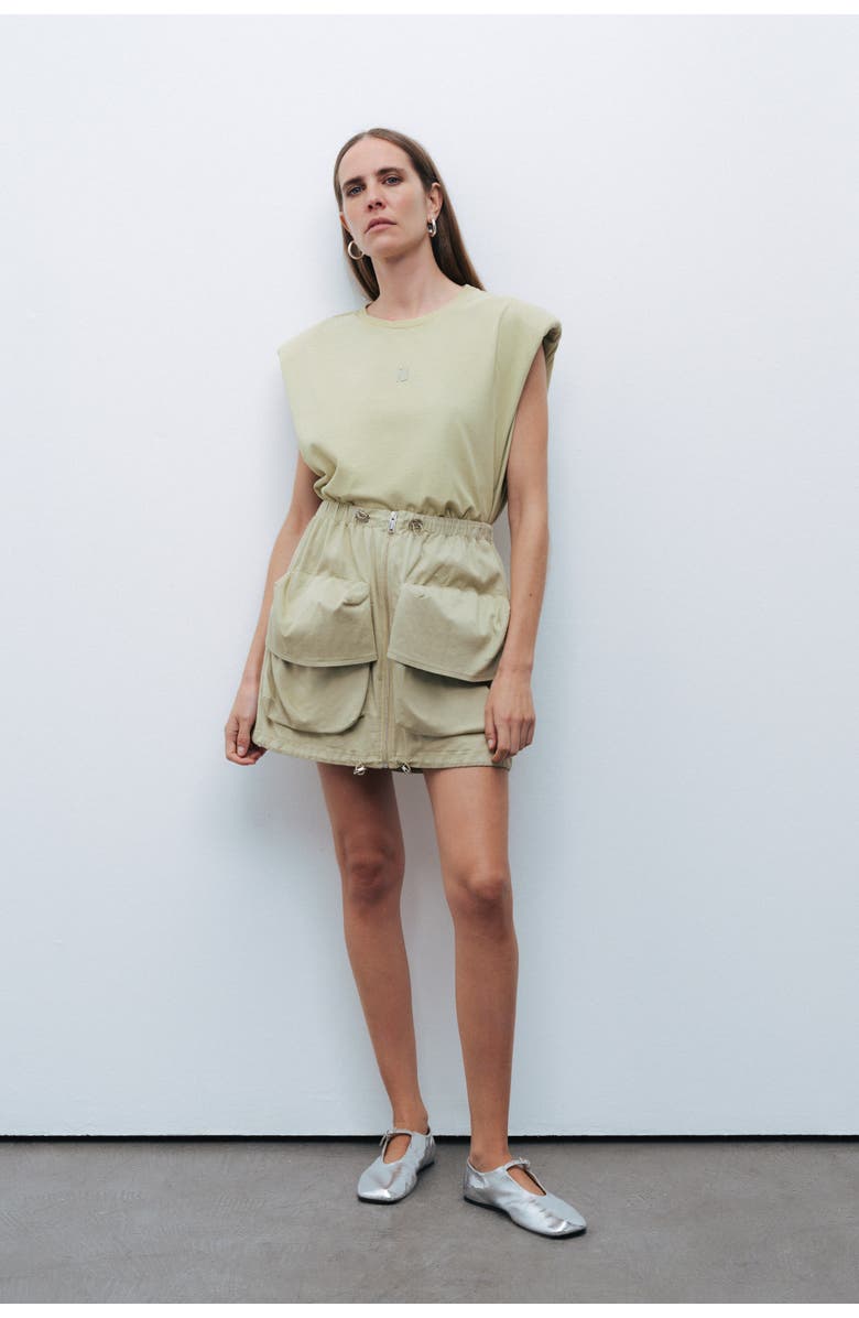 Nocturne Mini Skirt with Cargo Pocket, Main, color, 