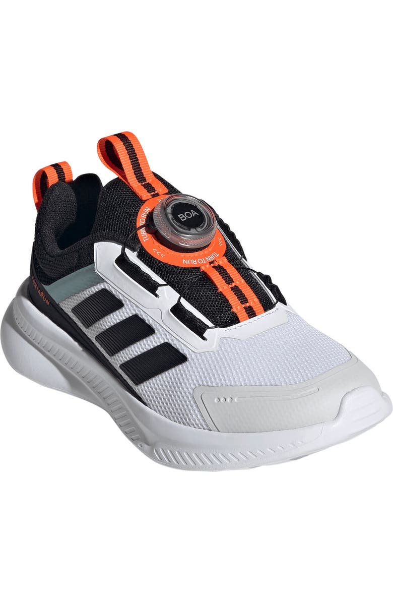 adidas Kids' Fortarun 4.0 Sneaker, Main, color, White/ Black/ Orange