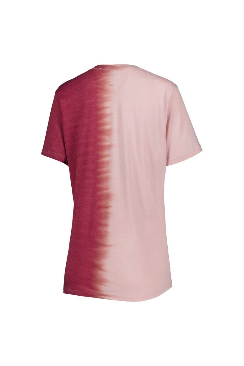 Women's Gameday Couture Crimson Alabama Crimson Tide Find Your Groove Split-Dye T-Shirt, Alternate, color, Crimson