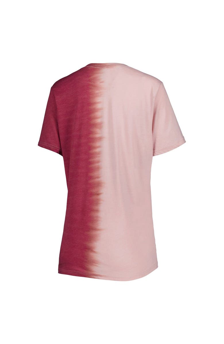 GAMEDAY COUTURE Women's Gameday Couture Crimson Alabama Crimson Tide Find Your Groove Split-Dye T-Shirt, Alternate, color, Crimson