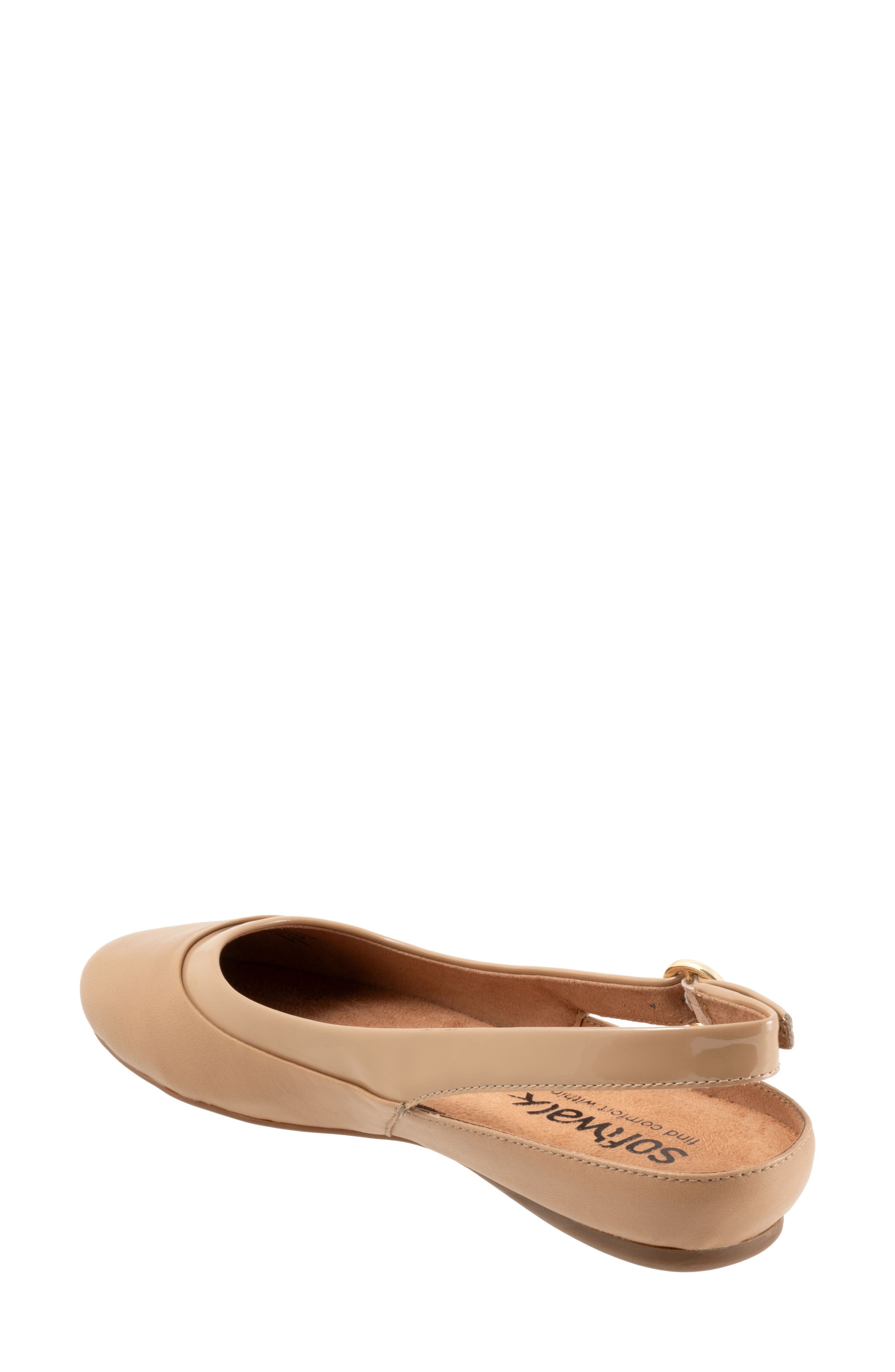 Sheffield Slingback Flat, Alternate, color, BEIGE