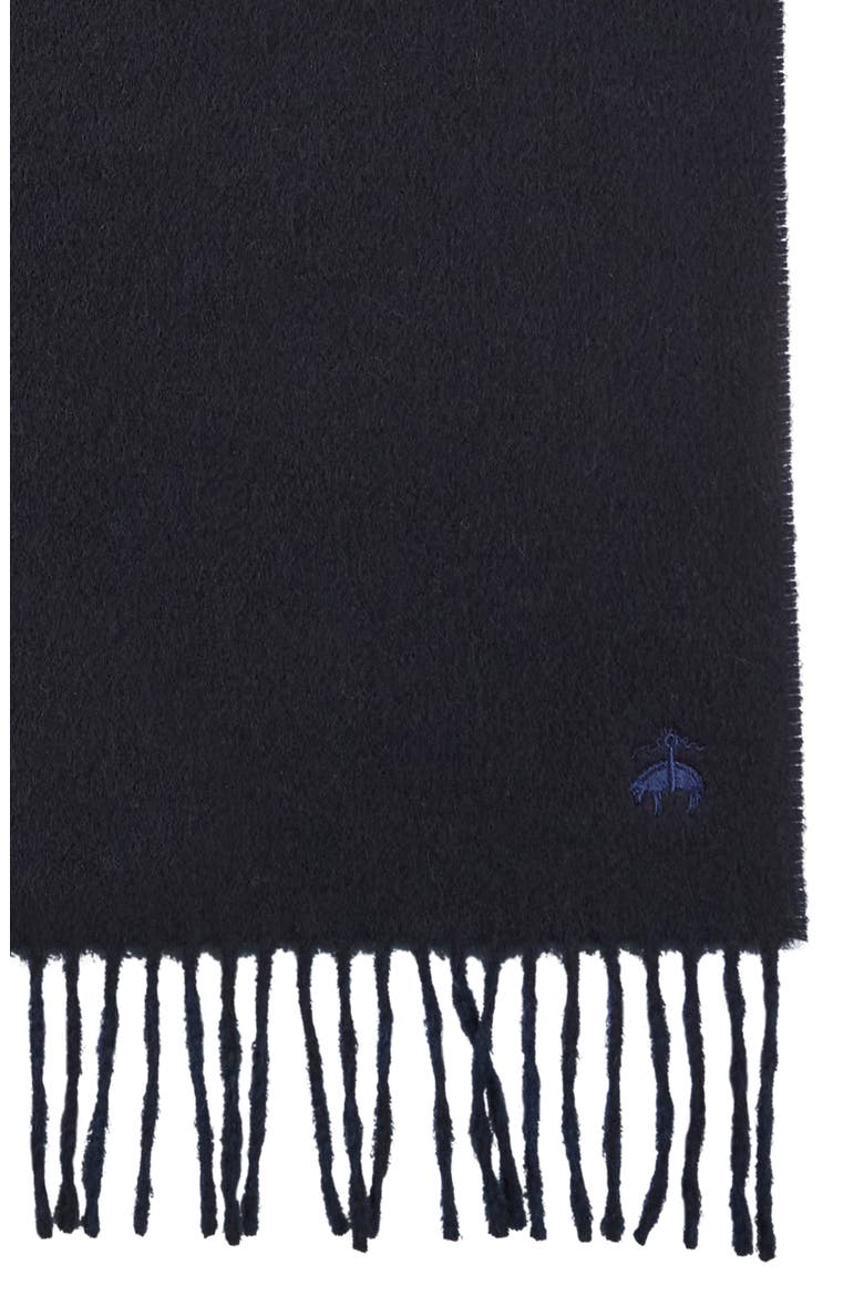 Wool & Cashmere Scarf, Alternate, color, BLACK / NAVY