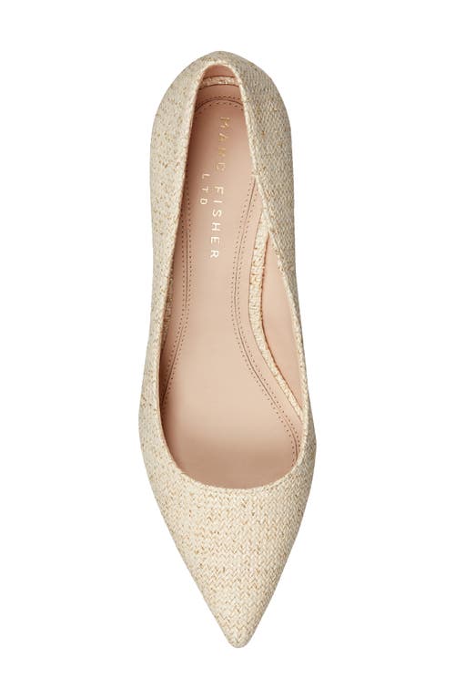Marc Fisher Ltd Zala Block Heel Pump In Light Natural