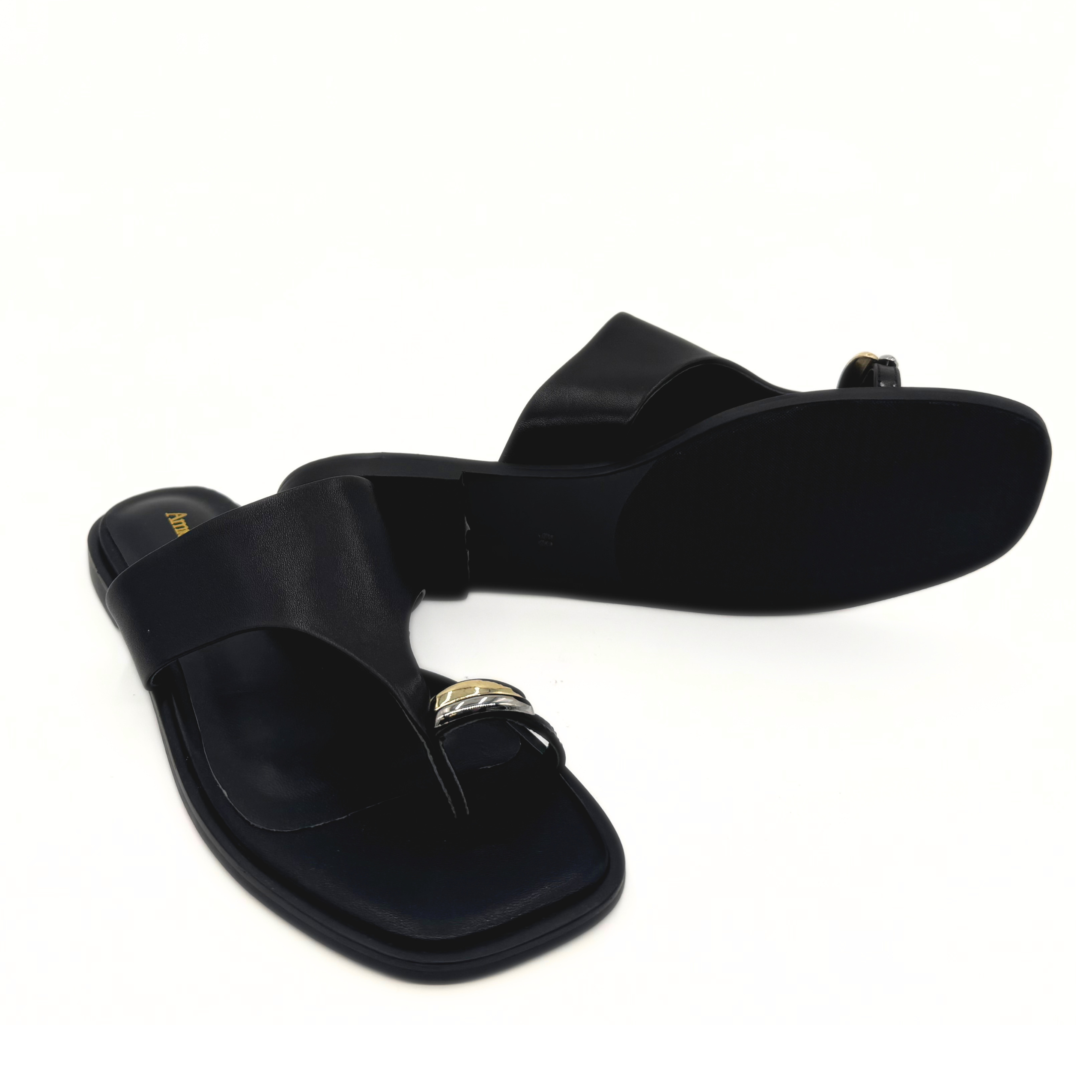Amie Rafa Cece Thong Sandals, Alternate, color, Black