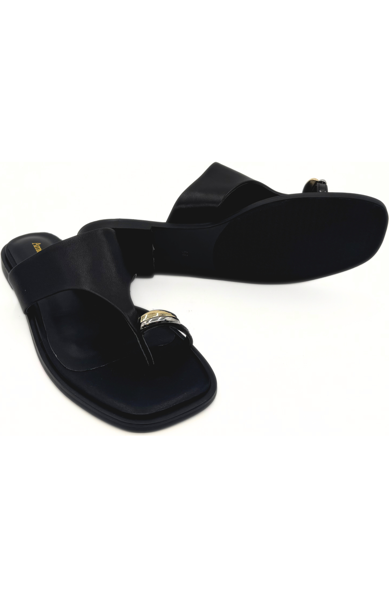 Amie Rafa Cece Thong Sandals, Alternate, color, Black