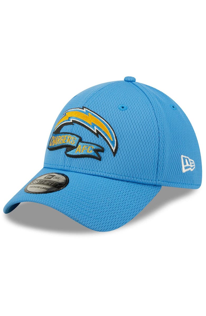 New Era Men's New Era Powder Blue Los Angeles Chargers 2022 Sideline 39THIRTY Coaches Flex Hat, Alternate, color, 