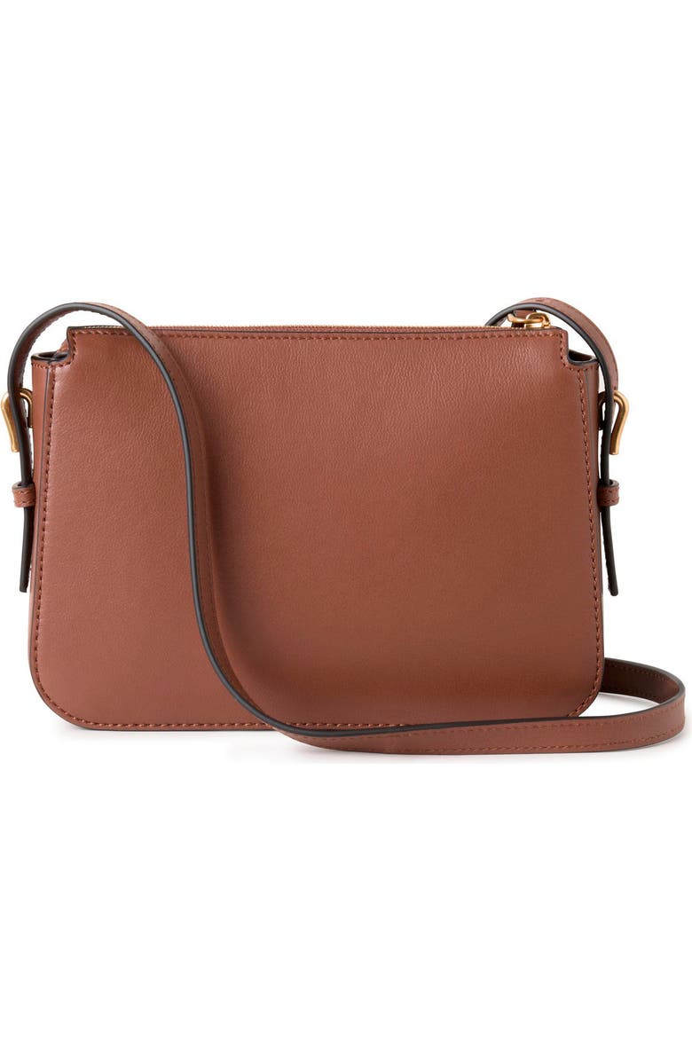 Mulberry Clovelly Leather Crossbody Bag, Alternate, color, Bright Oak