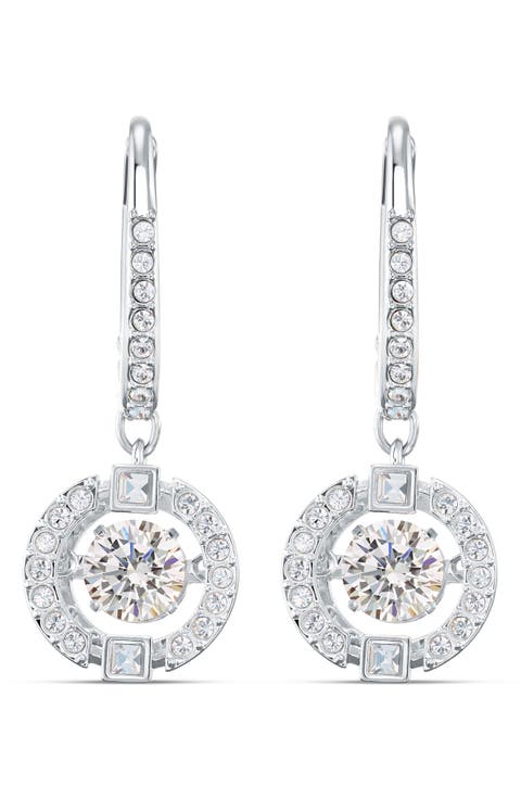 Sparkling Dancing Crystal Drop Earrings