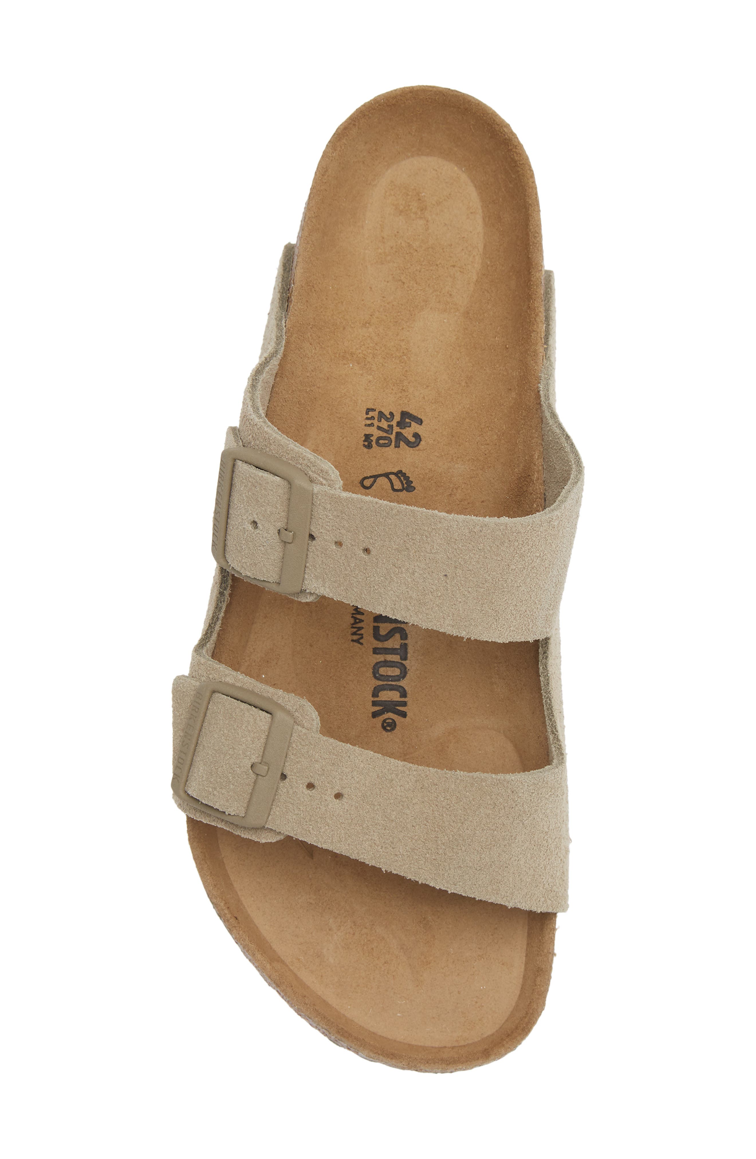 Arizona Slide Sandal, Alternate, color, FADED KHAKI