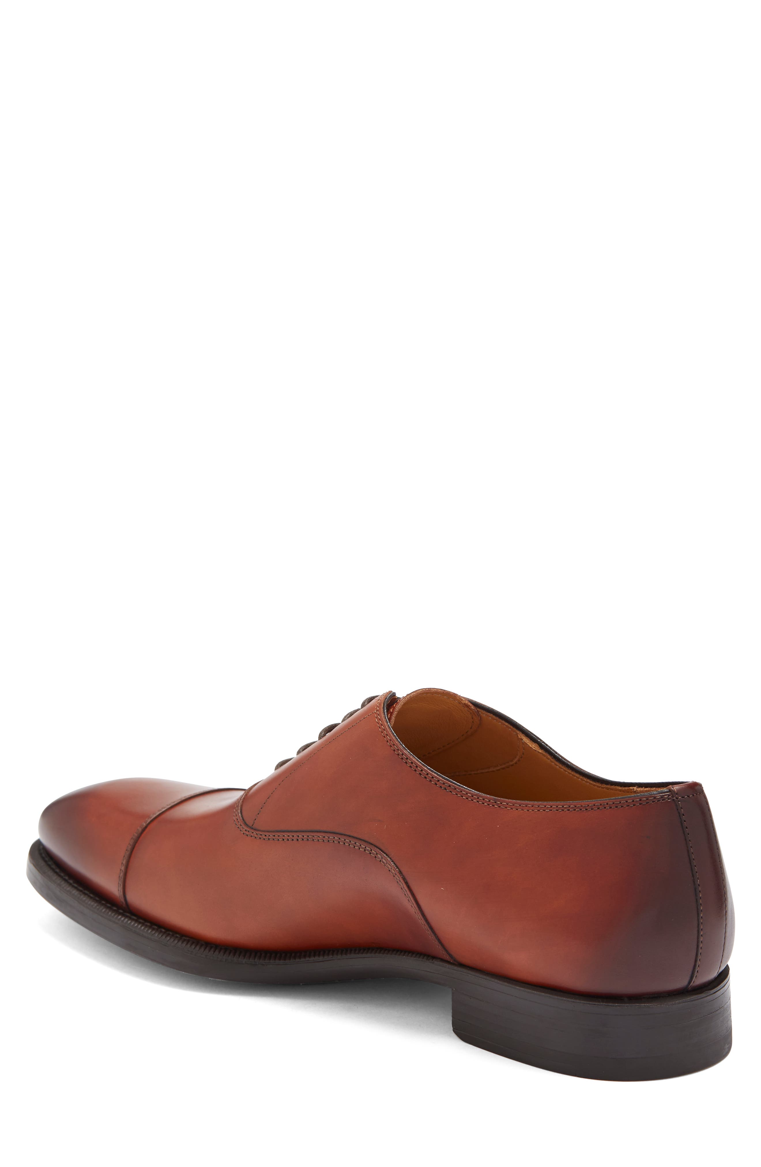 Cap Toe Oxford, Alternate, color, COGNAC