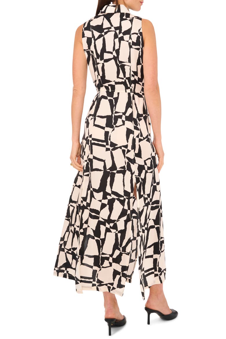 Sienna Sleeveless Shirtdress, Alternate, color, EGGNOG WHITE
