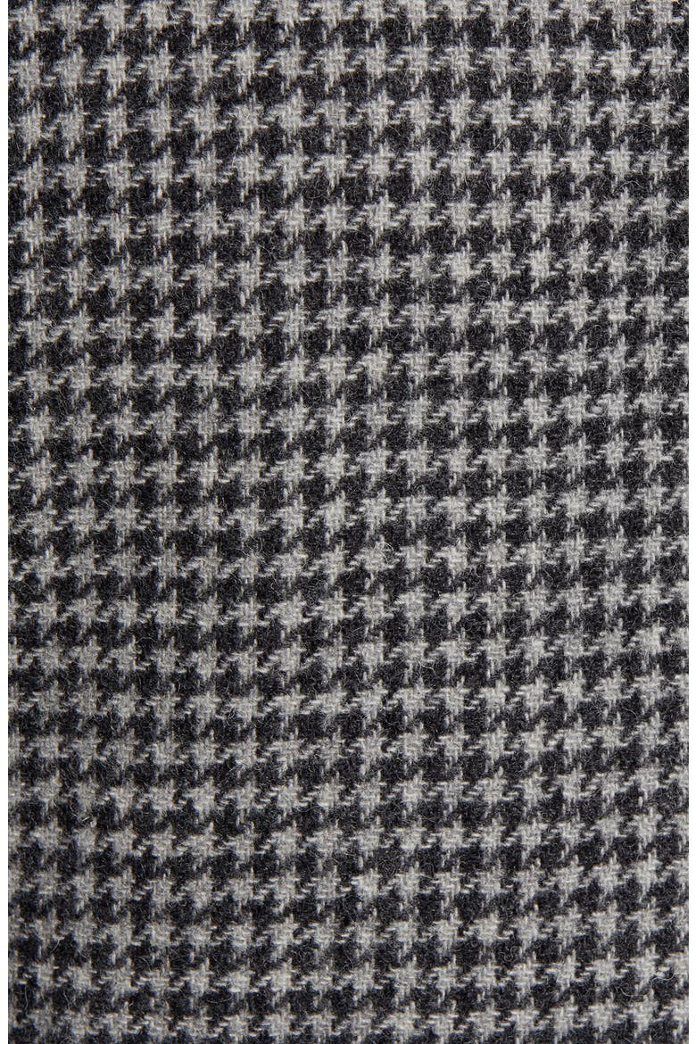 Trim Fit Houndstooth Check Wool Sport Coat, Alternate, color, GREY