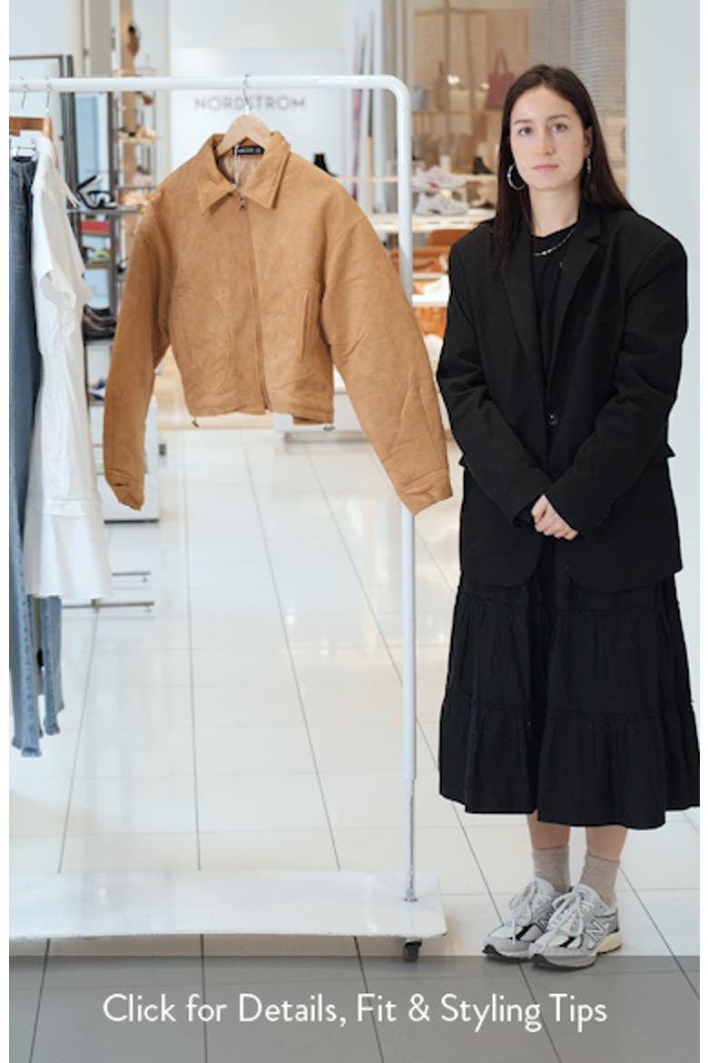 Serrano Faux Suede Bomber Jacket video