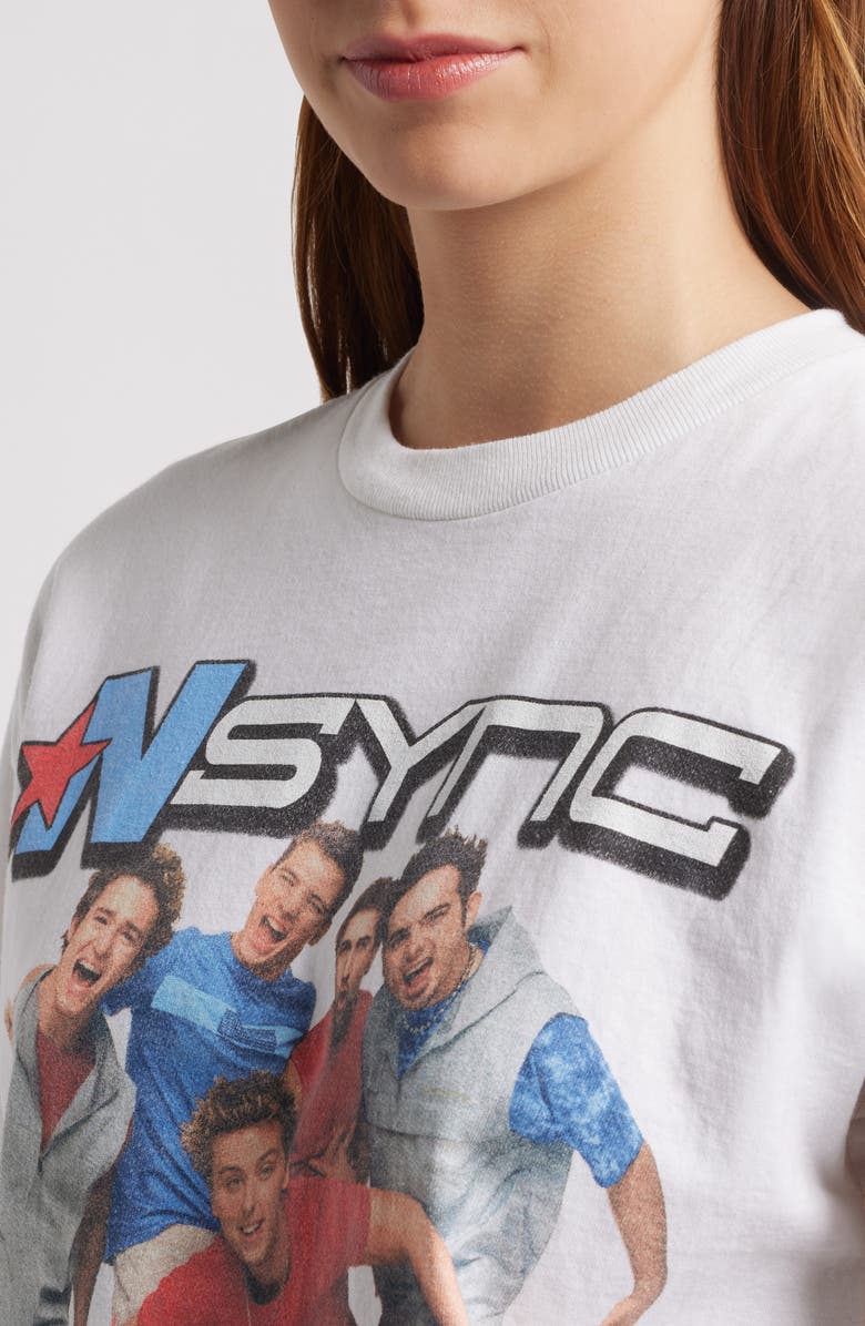 Junk Food Oversize NSYNC Boyfriend Graphic T-Shirt, Alternate, color, 