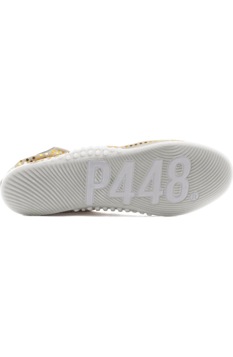 P448 Stella Paillettes Ballet Flat, Alternate, color, Gold/White