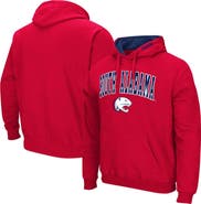 COLOSSEUM Men's Colosseum Red South Alabama Jaguars Arch & Logo 3.0 Pullover Hoodie