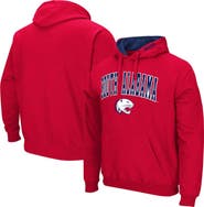 COLOSSEUM Men's Colosseum Red South Alabama Jaguars Arch & Logo 3.0 Pullover Hoodie
