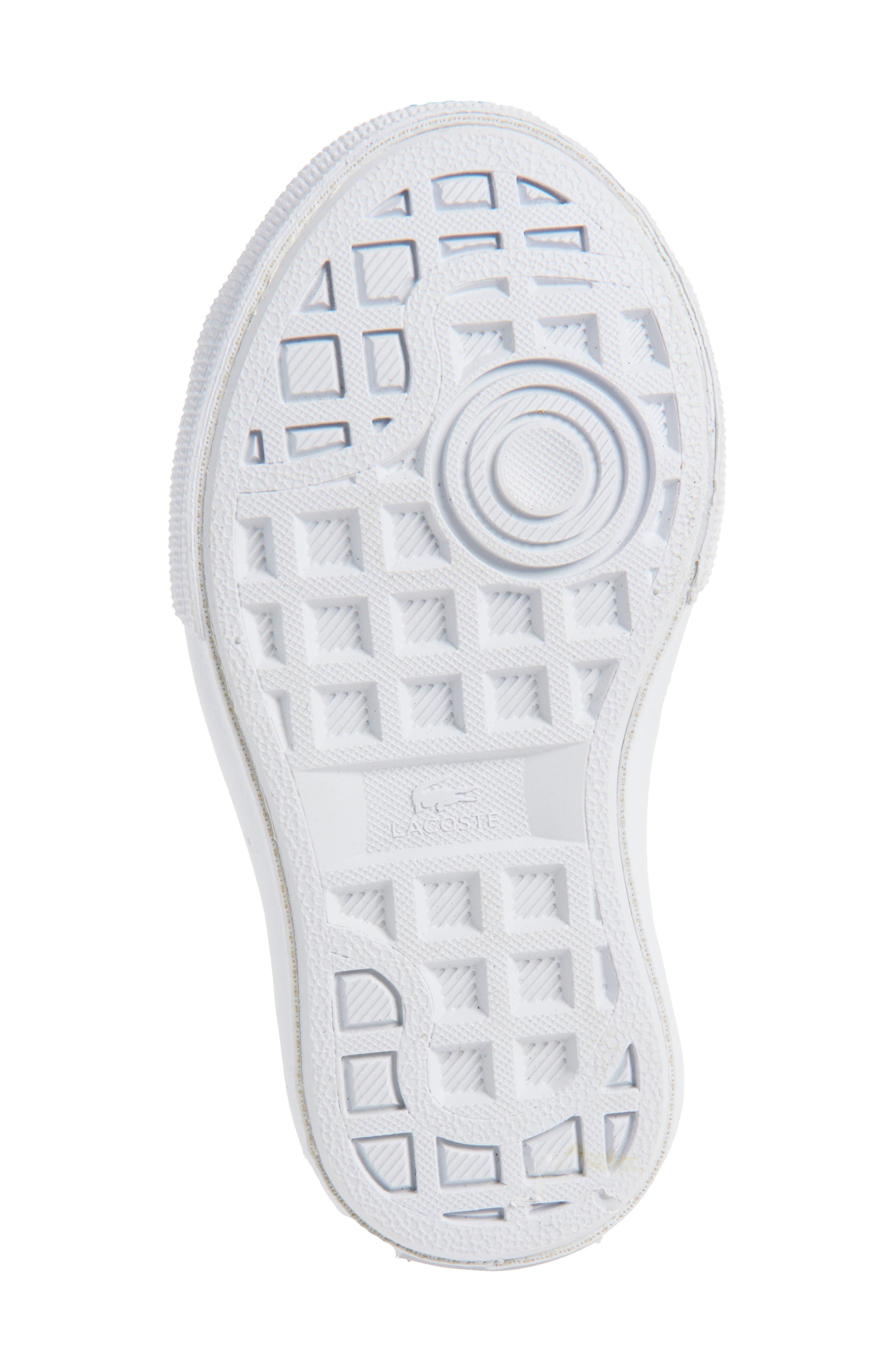 Lacoste Kids' Backcourt Sneaker, Alternate, color, Black/ White Canvas