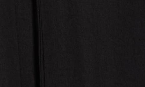 Dr2 By Daniel Rainn Long Sleeve Tie Front Satin Top In Black