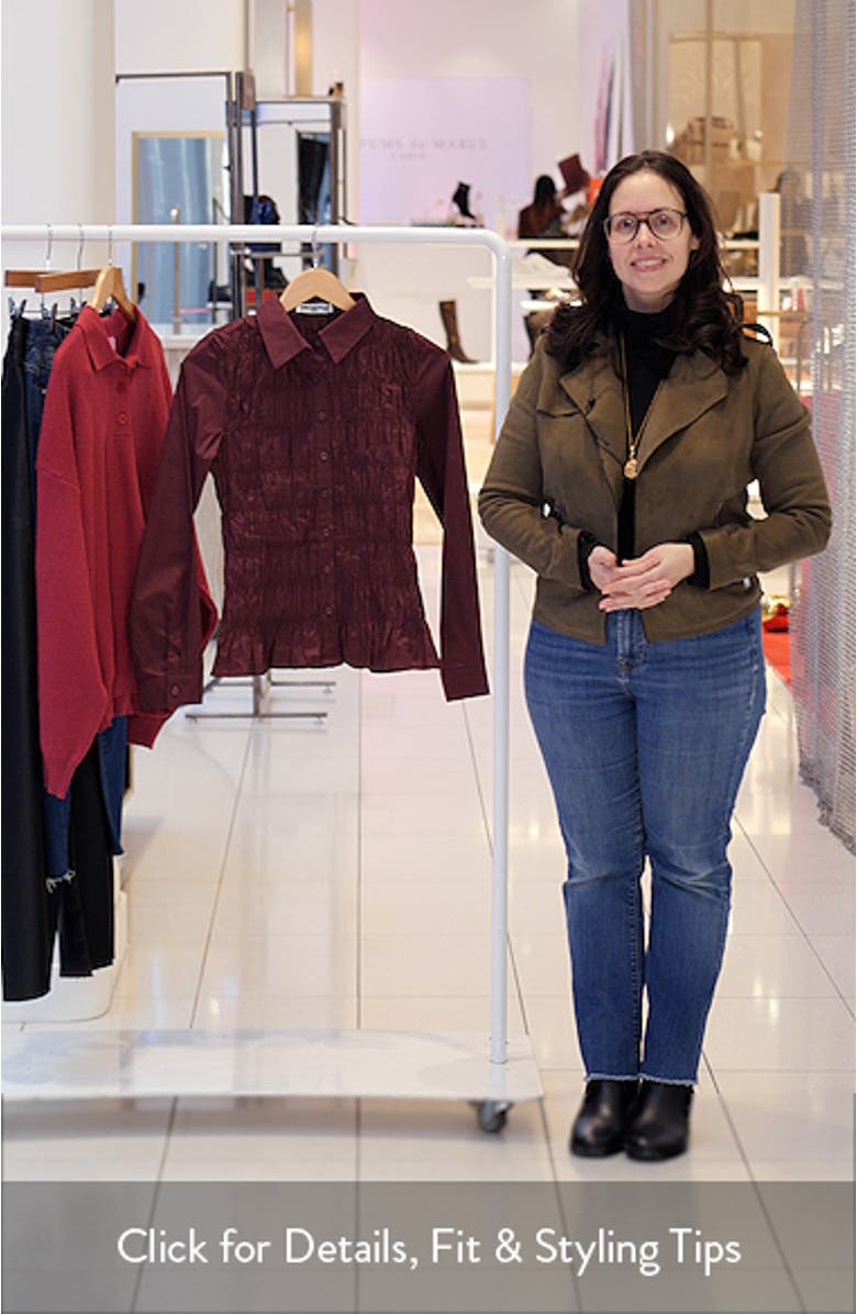 Cultivate Smocked Cotton Button-Up Shirt, sales video thumbnail