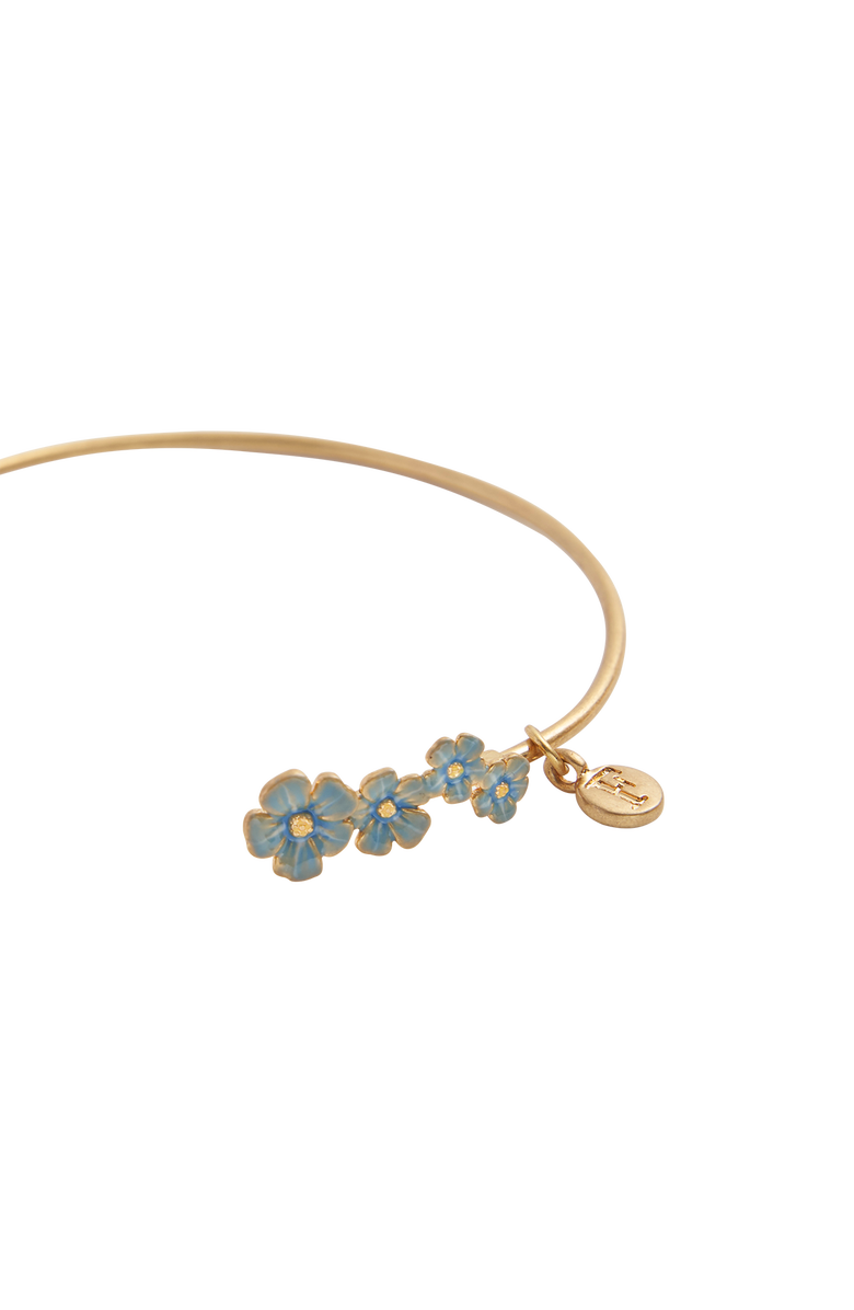 Fable England Forget-Me-Not Bangle, Alternate, color, Blue & Gold