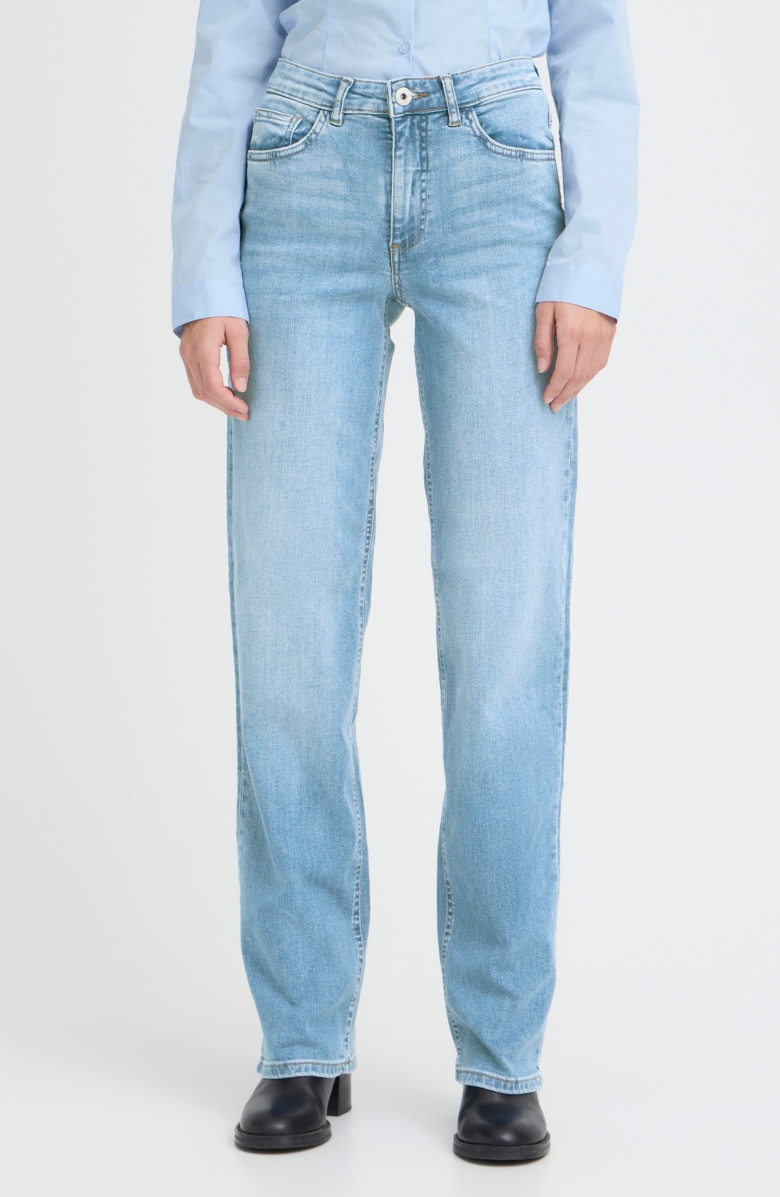 ICHI Twiggy Straight Leg Jeans