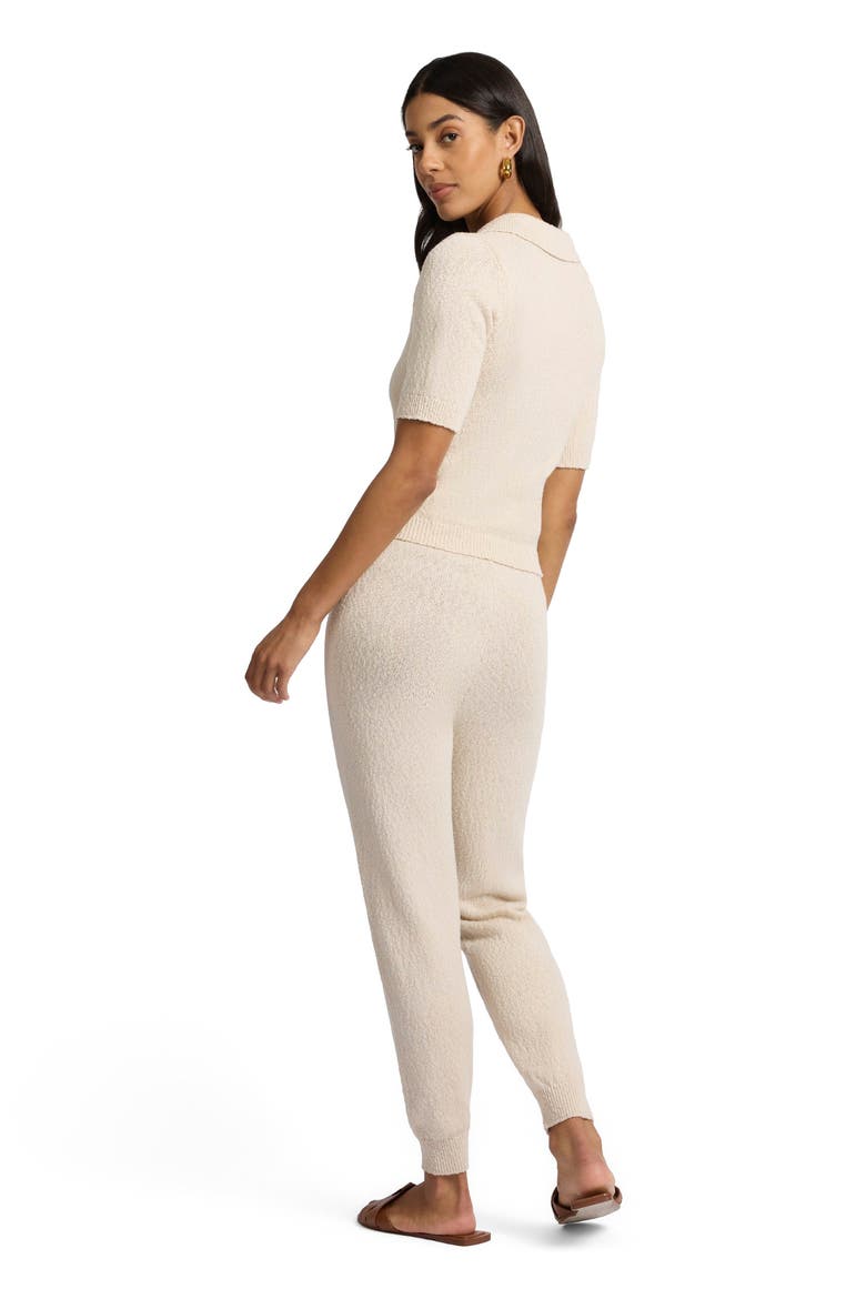 Cotton Boucle Jogger, Alternate, color, Natural