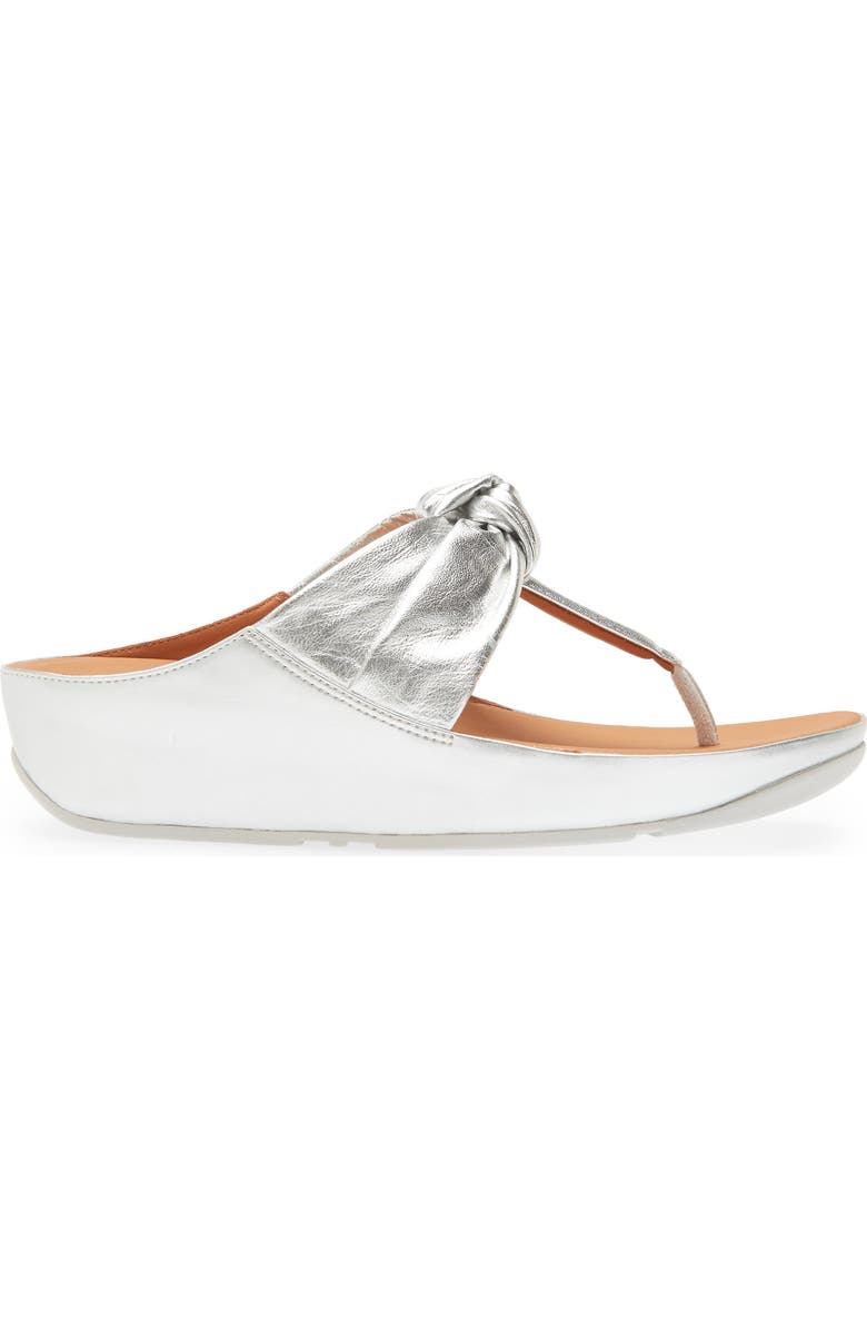 FitFlop Twiss II Knot Wedge Sandal, Alternate, color,