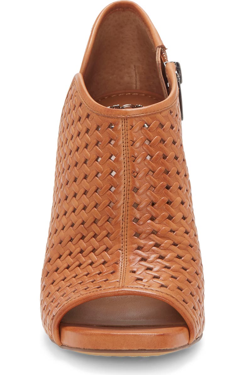 Vince Camuto Prisha Perforated Open Toe Bootie, Alternate, color,