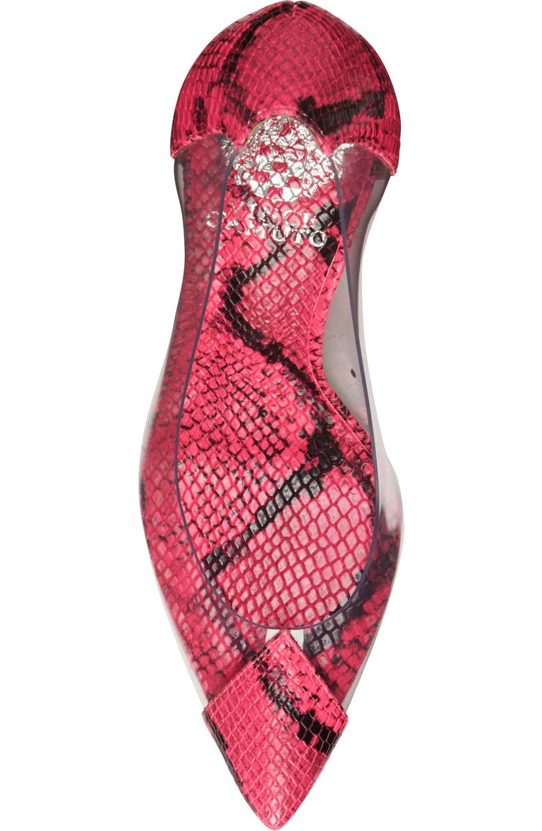 Vince Camuto Poised Cap Toe Clear Pump, Alternate, color,