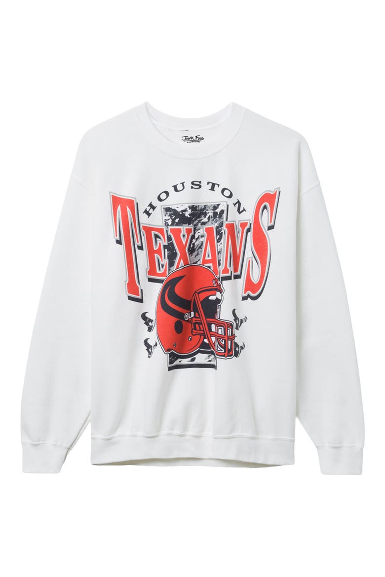 Houston Texans Conversion Graphic Sweatshirt, Main, color, WHITE