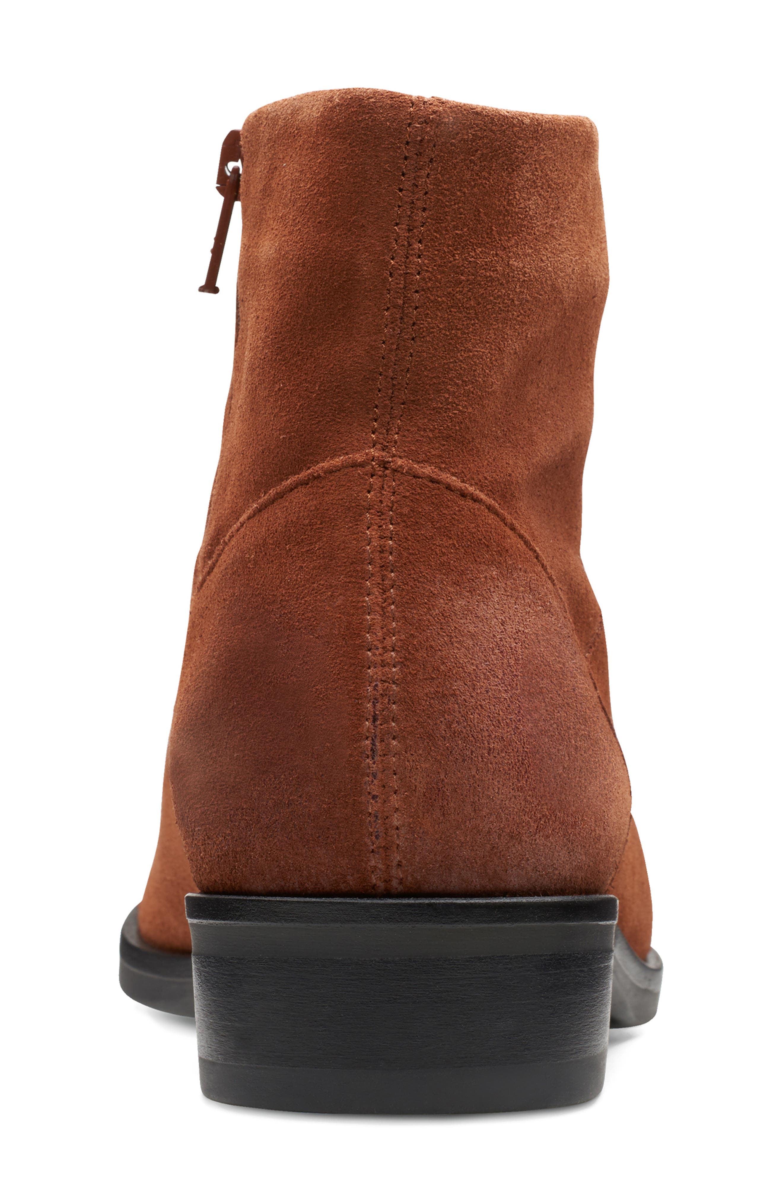 Pure Rosa Bootie, Alternate, color, TAN SUEDE