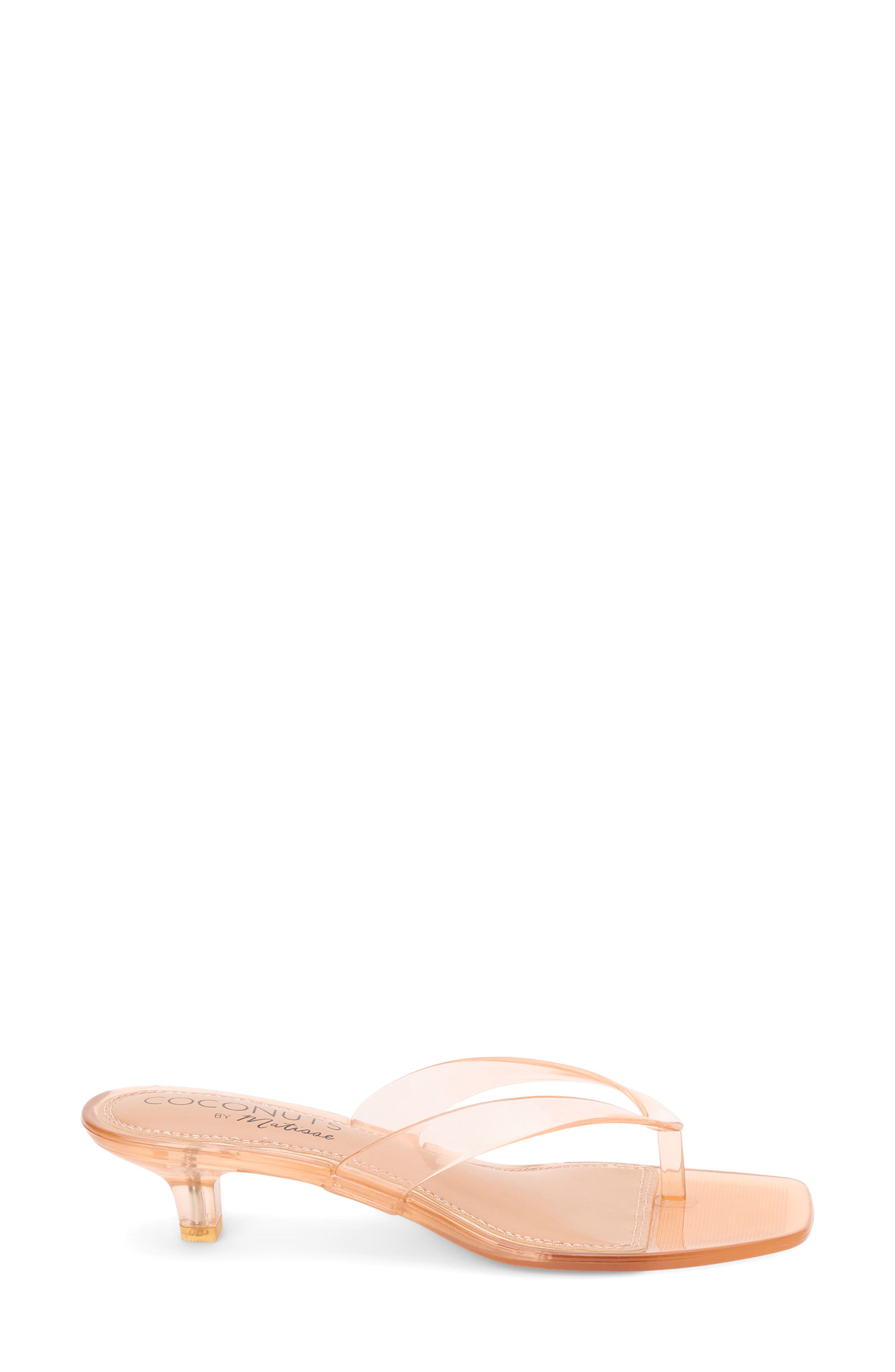 Margo Kitten Heel Flip Flop, Alternate, color, NATURAL