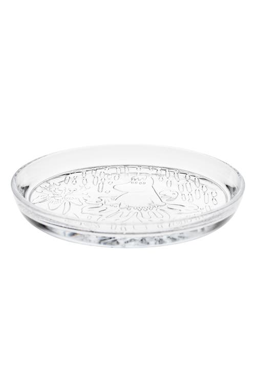 Moomin Snorkmaiden Glass Plate In Transparent