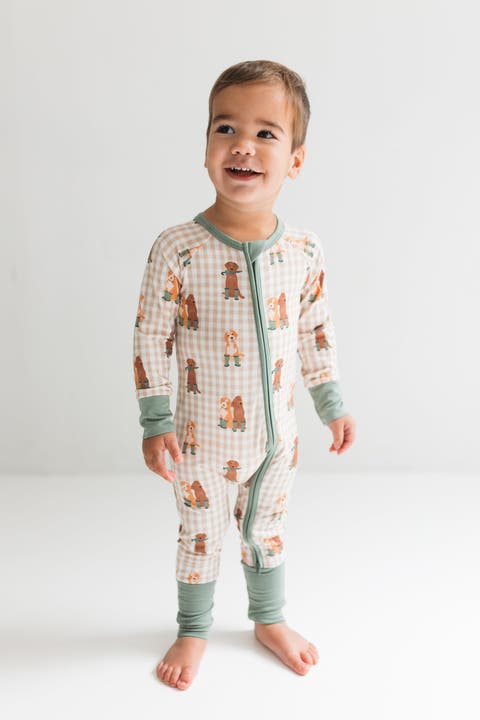 Pup Friends Zipper Romper