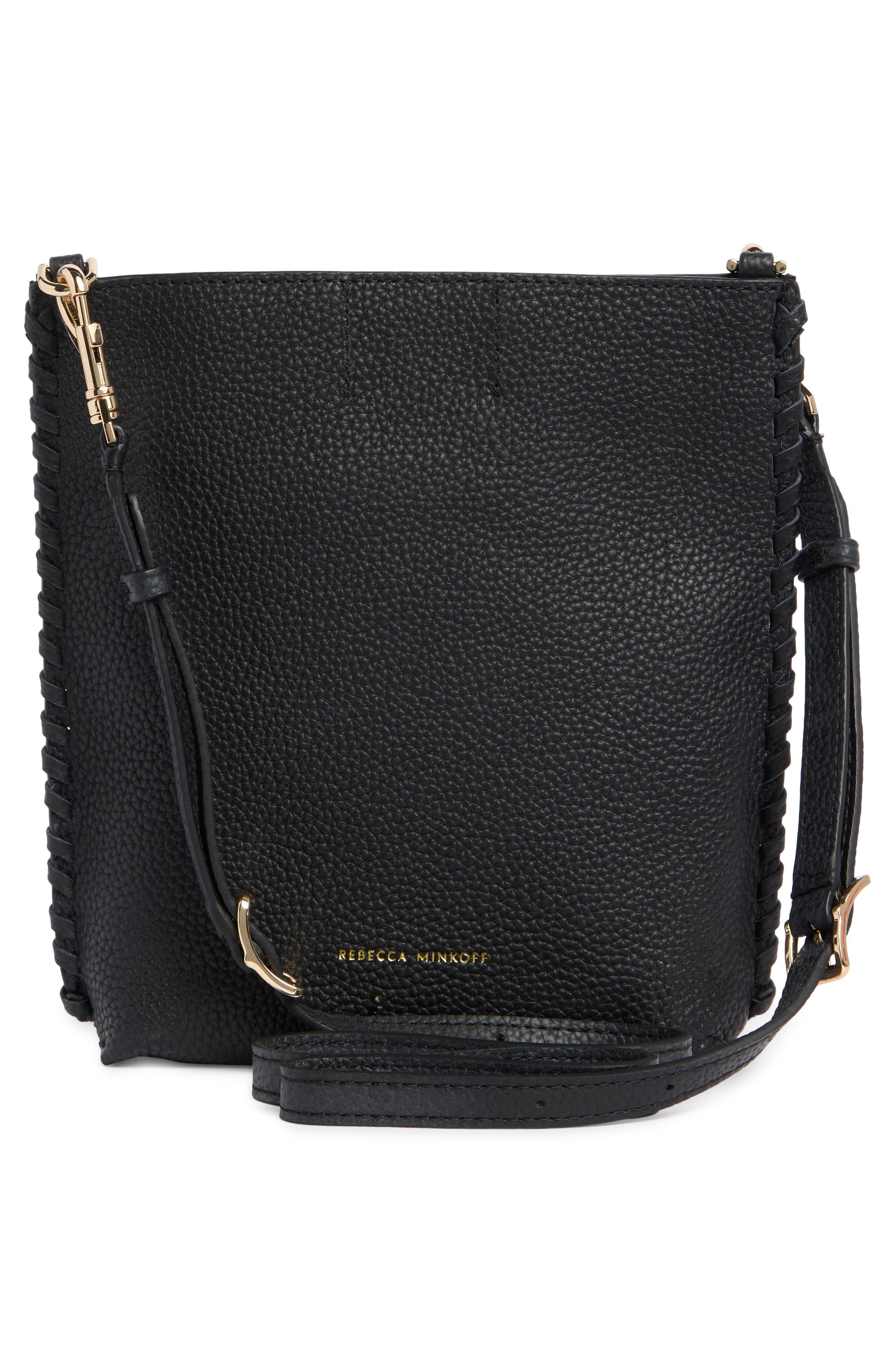 Rebecca Minkoff Darren Shoulder Bag, Alternate, color, Black