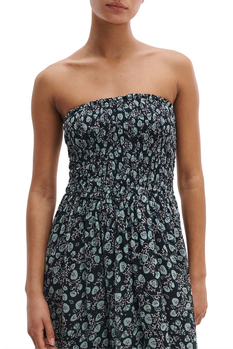 Hallie Floral Print Sleeveless Maxi Dress, Alternate, color, SAL FLORAL
