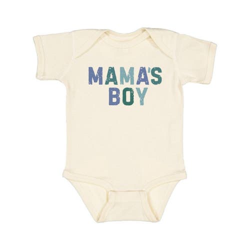Sweet Wink Mama's Boy Multi Short Sleeve Bodysuit In Natural