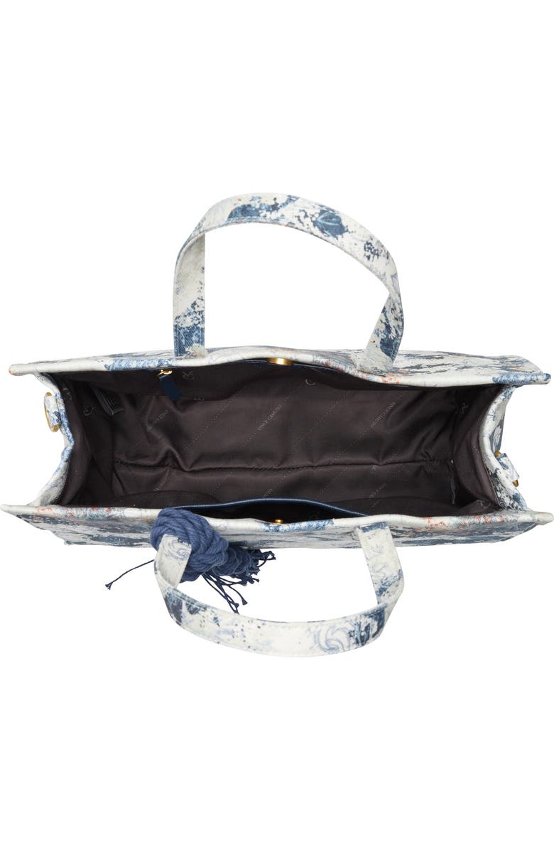 Vince Camuto Aalis Floral Canvas Tote, Alternate, color, Blue Floral