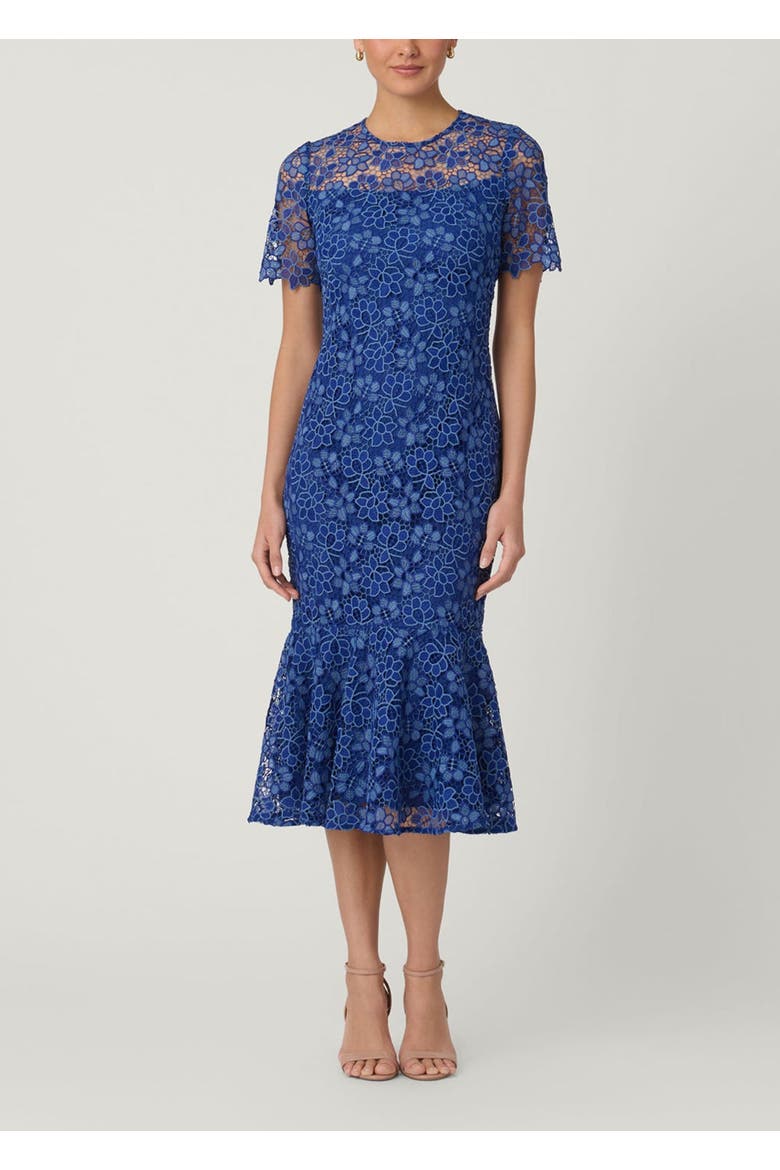 Poppi New Paltz Lace Dress, Main, color, Navy