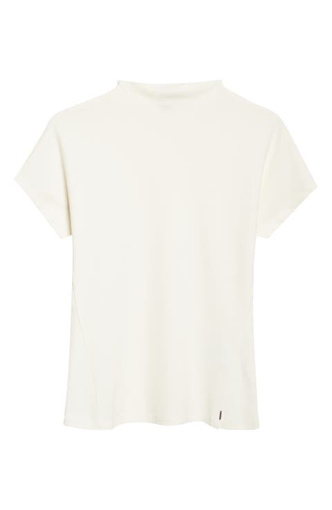 Ecrei Mixed Media Cotton T-Shirt