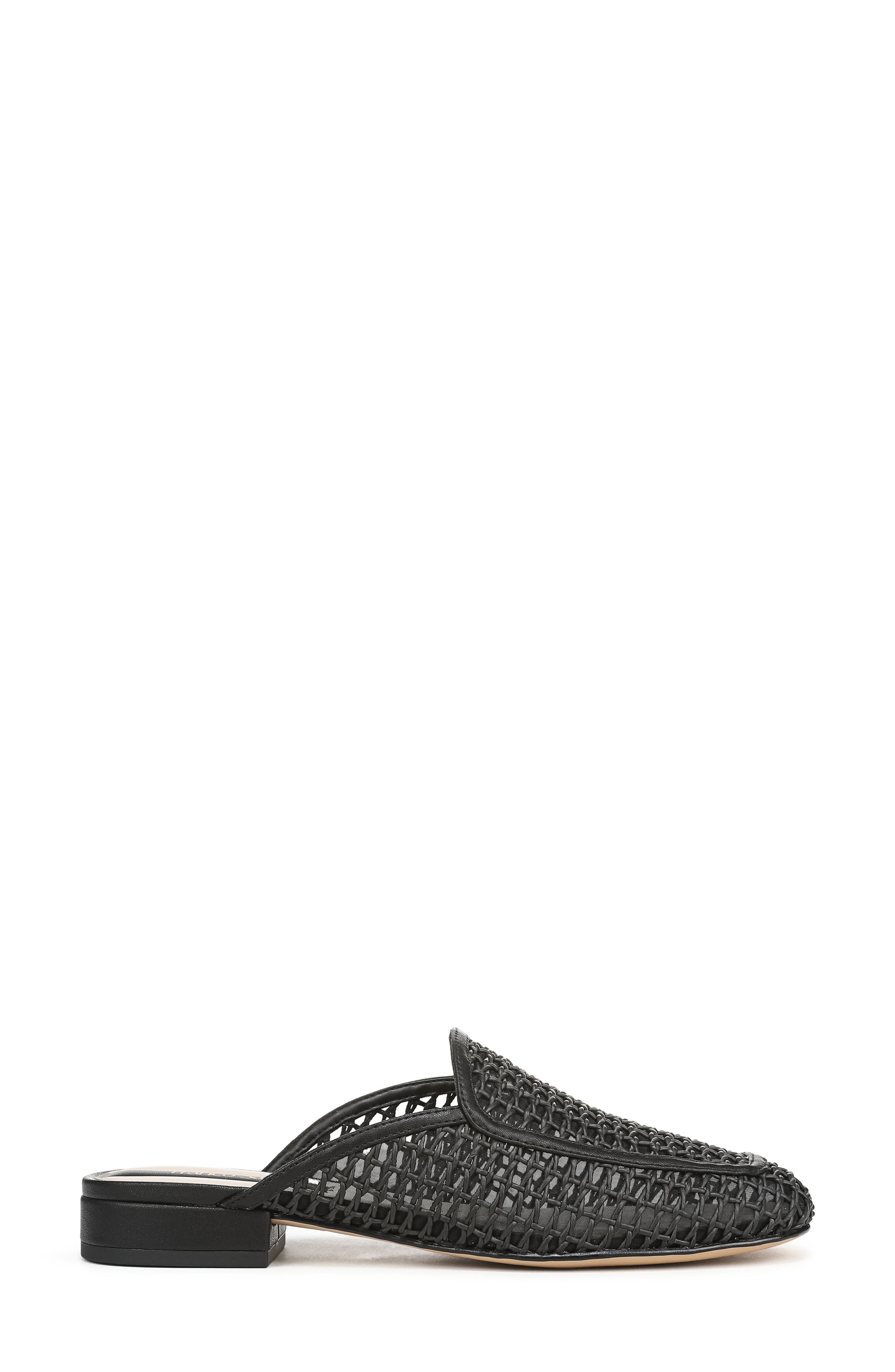 Franco Sarto Holland Mesh Mule, Alternate, color, Black